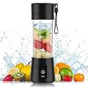 SHAYONAM Extreme Power Dual Charging Portable Blender for Smoothies and Juices with 6 Leaf Blades – Mini Juicer and Fruit Blender Mixer Grinder | Compact Electric Shake Maker for Travel, Gym &amp; Home