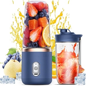 shayonam portable blender for smoothie and juices  powerful 40 watts juicer blender that can crush ice too  juicer machine multicolour
