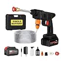 SHAYONAM (Single Battery) Wireless High Pressure Car Washer & Car Cleaning 48V Rechargeable Electric Pressure Washer Gun Machine Tool for Car,Bike,Gardening with Adjustable 3in1 Nozzle&5M Hose Pipe
