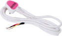 shbm Iron Cable Press Cable Wire Cord Three Pin Plug Three Pin Plug (White)