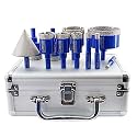 SHDIATOOL 11PCS Diamond Core Drill Bit Set for Porcelain, Triangle Shank