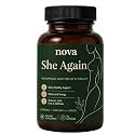 She Again Menopause Supplements for Women, Botanical & Probiotic Formula with Moringa Leaf, Turmeric, Probiotic Blend, Boswellia, Black Pepper, Daily Wellness Balance Support - 90 Capsules