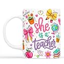 She Is A Teacher Mug, Best Teacher Ever Gifts, Teacher Mug, Teacher Coffee Mug, Teacher Appreciation Mug, Christian Gifts For Women (#4)