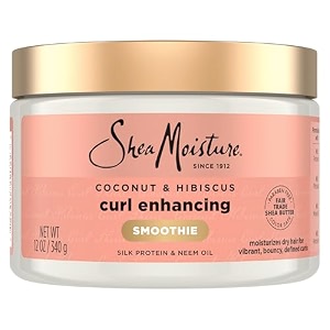 shea moisture coconut amp hibiscus curl enhancing smoothie cream 340g