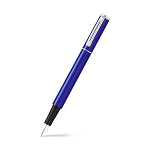 sheaffer pop blue fountain pen - medium