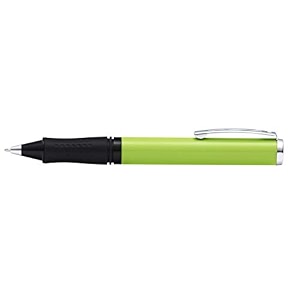sheaffer pop lime green ballpoint pen with chrome trim in gift box e2920251