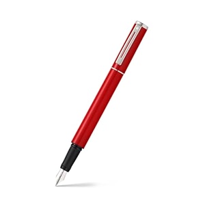 sheaffer pop red fountain pen - medium