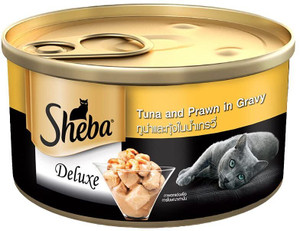 Sheba Deluxe Tuna Prawn In Gravy