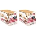 Sheba Rich Premium Adult (1+ Years) Wet Cat Food, Skipjack &amp; Salmon Flavour, 35 g Pouch (Pack of 24), High-Moisture Wet Food for Healthy Hydration