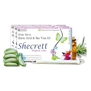 by leewell vaginal boric acid suppositories for women  aloevera amp tea tree oil  herbal intimate care  feminine hygiene care  white discharge vaginal itching burning amp unpleasant odor support  helps maintain vaginal ph balance - 30 tablets