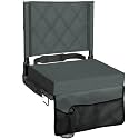 Sheenive Stadium Seats with Back Support, Padded Bleacher Seat Cushion