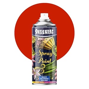 sheenlac spray paint aerozol - standard - 400ml - quick drying  gloss finish for metal wood and walls  waterproof oxidation resistant standard apple green