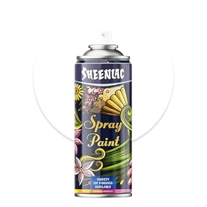 sheenlac spray paint aerozol - standard - 400ml - quick drying  gloss finish for metal wood and walls  waterproof oxidation resistant standard white 9010