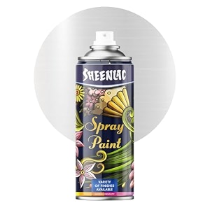 sheenlac spray paint aerozol - standard - 400ml - quick drying  gloss finish for metal wood and walls  waterproof oxidation resistant chrome amp gold chrome