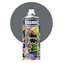 SHEENLAC Spray Paint (Aerozol) - Standard - 400ml - Quick Drying | Gloss Finish for Metal, Wood and Walls | Waterproof Oxidation Resistant (Standard, Smoke Grey)