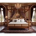 Sheesham Solid Wood Allure Poster Bed for Bedroom | Handmade Wooden Cot | Elegant Four Poster King Size Bed Frame (Honey, King, Allure (Cane 1))