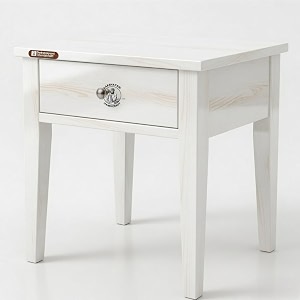 sheesham wood allure bedside table for bedroom amp living room  solid wood nightstand with storage drawer and open shelf  modern end table