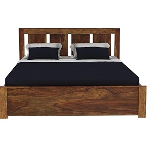 Sheesham Wood King Size Bed Without StorageBedSingle