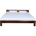 Sheesham Wood King Size Bed Without StorageBedSingle
