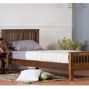 Sheesham Wood Singl Size Bed Without StorageBedSingle