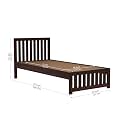 SUNCOM Sheesham Wood Single Size Bed Without Storage Solid Wood Cot Palang Wooden Double Bed Furniture for Bedroom Livig Room (Walnut Finish, 6X4 Bed)