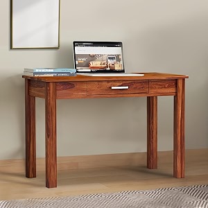 Sheesham Wood Study Table with Drawer Storage