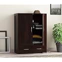 Sheesham Wood Wooden 2 Door Wardrobe Organizer