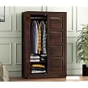Sheesham Wood Wooden 2 Door Wardrobe Organizer