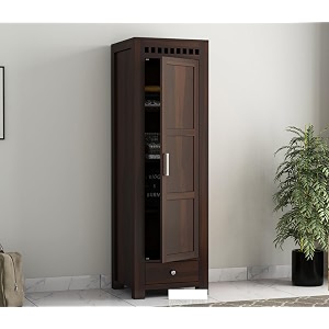 Sheesham Wood Wooden Single Door Wardrobe Organizer
