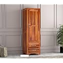 Sheesham Wood Wooden Single Door Wardrobe Organizer