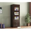 Sheesham Wood Wooden Single Door Wardrobe Organizer
