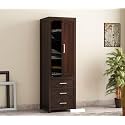 Sheesham Wood Wooden Single Door Wardrobe Organizer