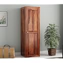 Sheesham Wood Wooden Single Door Wardrobe Organizer