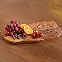 Sheesham Wooden Cheese Board Platter for Serving,Chopping & Cutting|Handcrafted Wooden Plate for Vegetables, Fruits & Cheese|Gift for Birthday, Housewarming & Wedding17 x8.5-Large