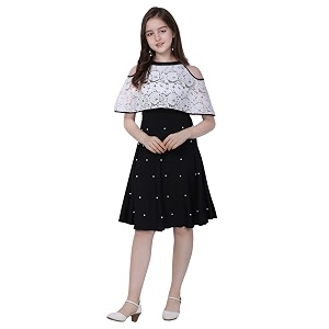 Sheetal Associates Girls Midi Knee Length Half