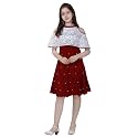 Sheetal Associates Girls Midi Knee Length Half