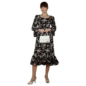 Sheetal Associates Womens Casual Flared Sleeve Crepe
