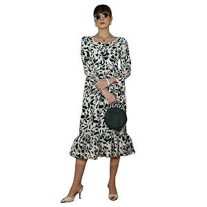 Sheetal Associates Womens Casual Flared Sleeve Crepe