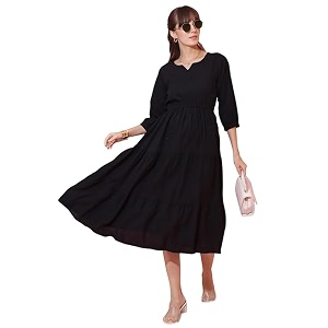 Sheetal Associates Womens Casual Crepe Fit and