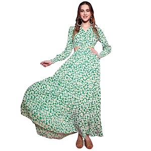 Sheetal Associates Womens Crepe Fit and Flare
