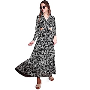 Sheetal Associates Womens Crepe Fit and Flare