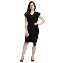 Sheetal Associates Women39s Short Sleeve V-Neck Bodycon