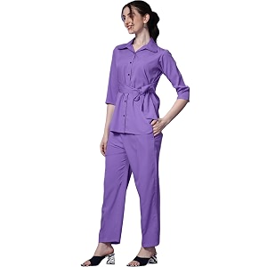 Sheetal Associates Womens Solid Casual Co ords