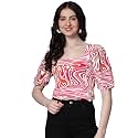 Sheetal Associates Women Casual Puff Sleeves Self