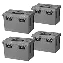 Sheffield XL Ammo Box Made in USA, Stackable Lockable Ammo Storage Box
