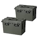 Sheffield XL Ammo Box Made in USA, Stackable Lockable Ammo Storage Box