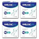 Shelcal 500 calcium Tablets with Vitamin D3 (40 Tablets) For Healthy and Strong Bone Joint &amp; Muscles Calcium Supplement x Pack of 4