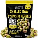Shelled Raw Pistachio Kernels by Farm Fresh Nuts (2 LB.) Bag off The World's Finest Premium California Pistachios | Unsalted, Handpicked for Great Freshness.