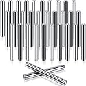 Shelves Dowel Pin, 5 mm x 40 mm Shelf Brackets Pegs, Stainless Steel Shelf Pins, Metal Bookshelf Pegs Support, Fasten Elements, for Cabinet Furniture Fixing Component Position (32 PCS)