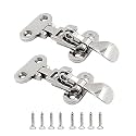 SHENGHUISS Boat Heavy Duty Anti-Rattle Latch 316 Stainless Steel Lockable Hold Down Clamp Latch Fastener Clamp with Screws